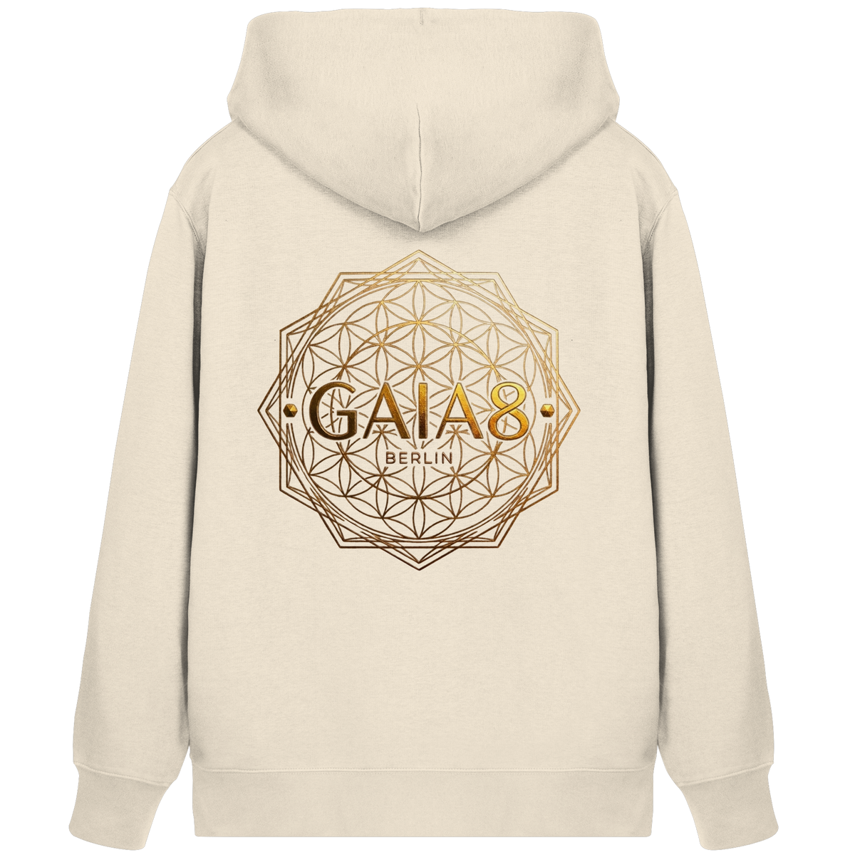 Lila Motiv Luxus & Minimalistisch - Unisex Organic Zipper