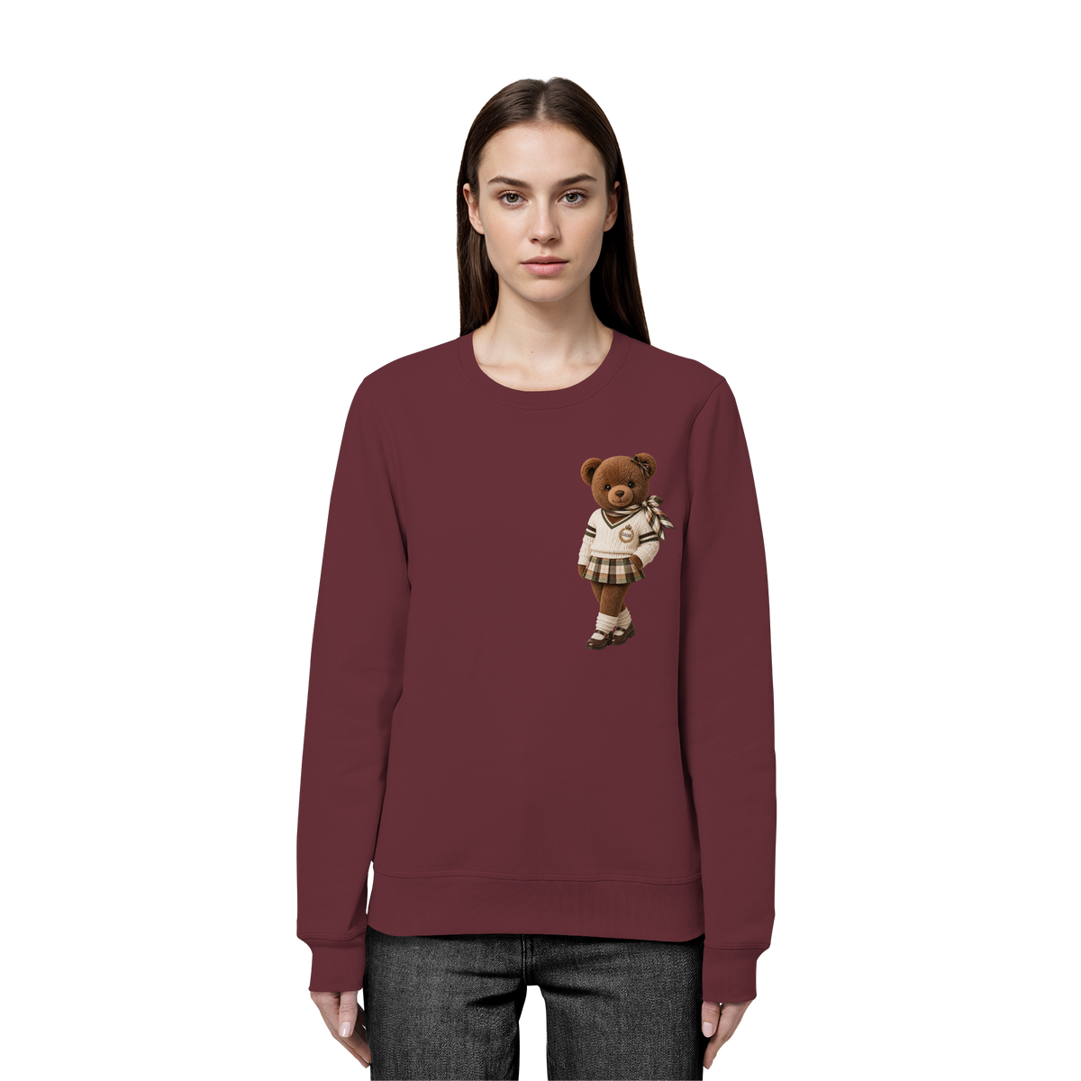 Korsett Motiv Damen Bustier Corset Top für Frauen - Organic Basic Unisex Sweatshirt