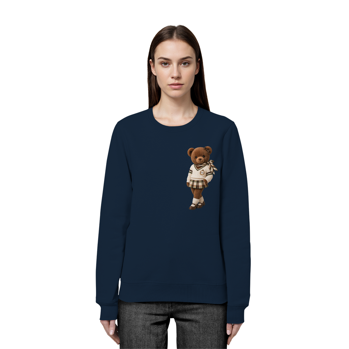 Korsett Motiv Damen Bustier Corset Top für Frauen - Organic Basic Unisex Sweatshirt