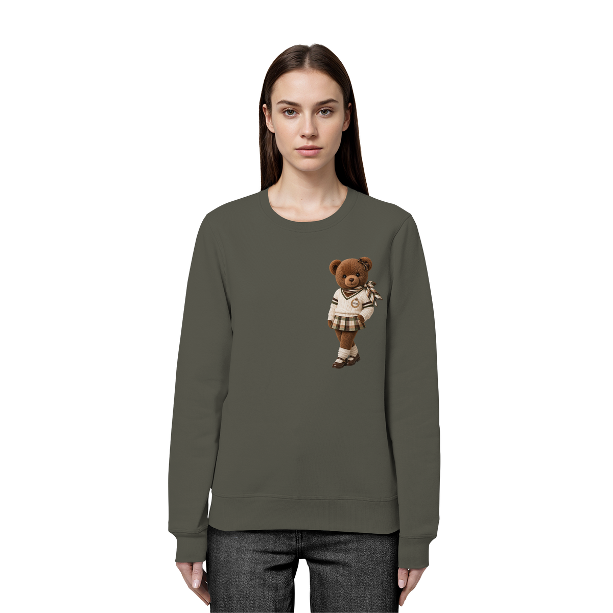 Korsett Motiv Damen Bustier Corset Top für Frauen - Organic Basic Unisex Sweatshirt