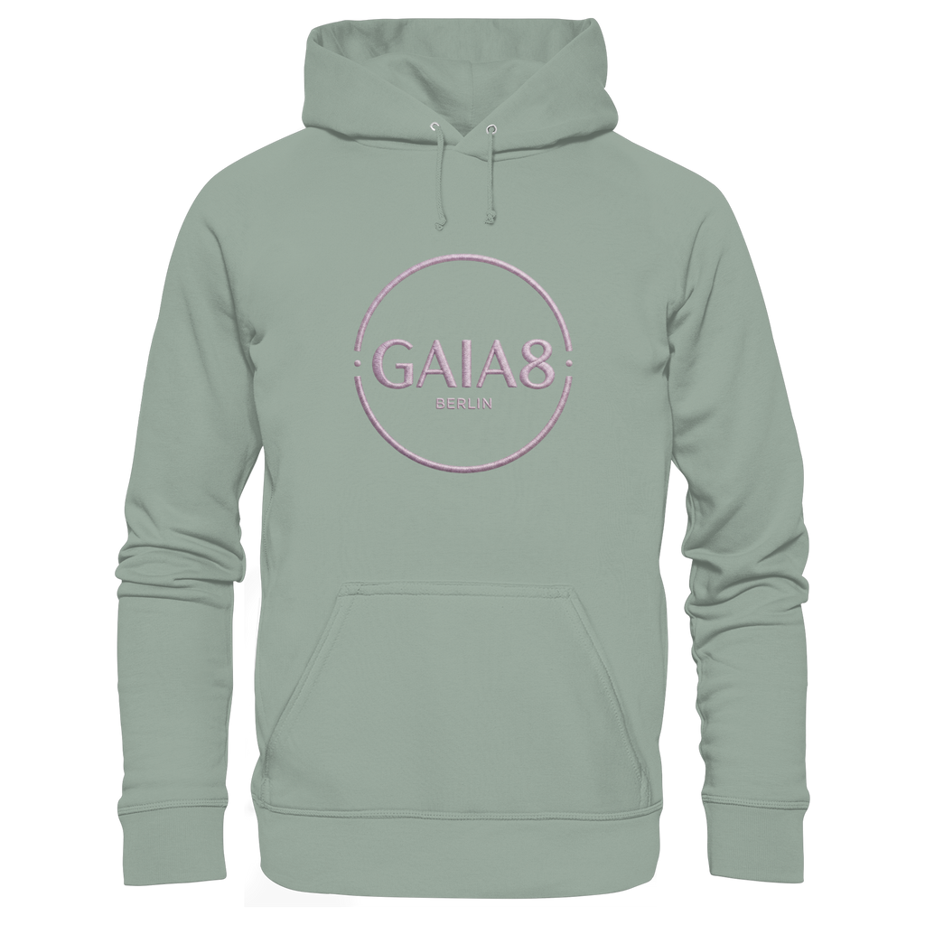 Lila Motiv Luxus & Minimalistisch - Organic Hoodie Herren