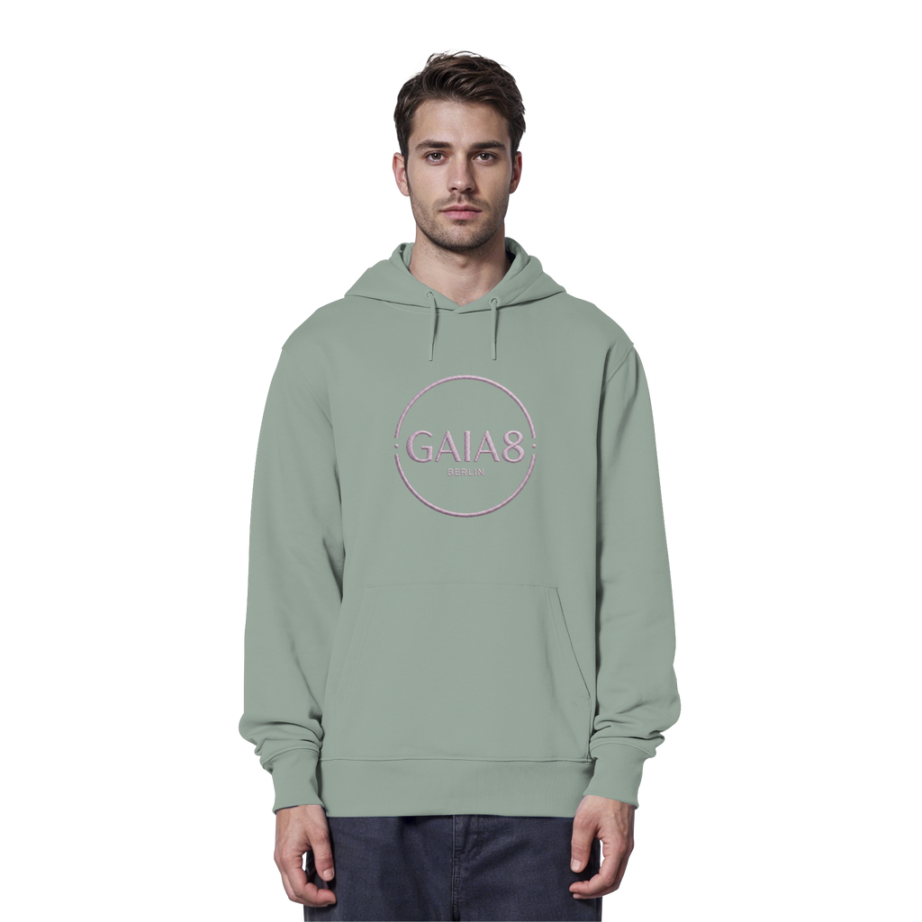 Lila Motiv Luxus & Minimalistisch - Organic Hoodie Herren