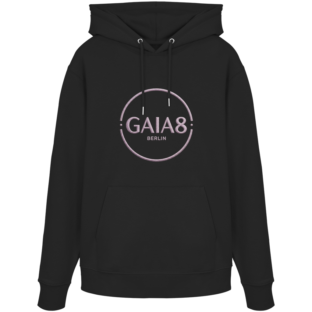 Lila Motiv Luxus & Minimalistisch - Organic Hoodie Herren
