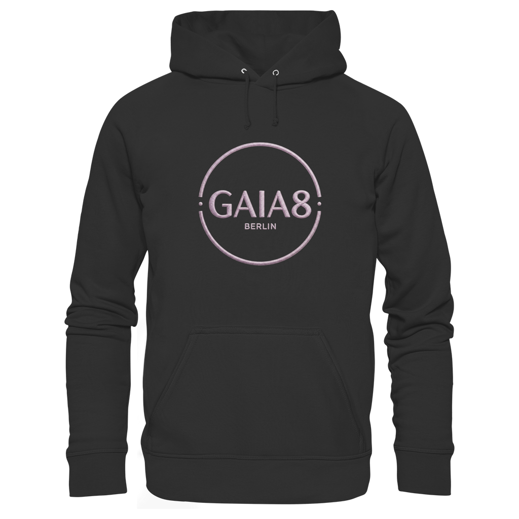 Lila Motiv Luxus & Minimalistisch - Organic Hoodie Herren