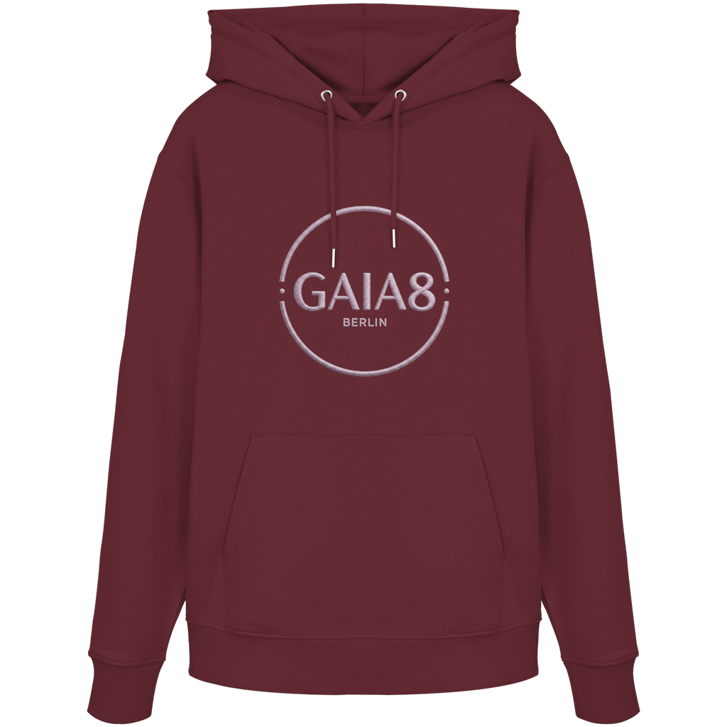 Lila Motiv Luxus & Minimalistisch - Organic Hoodie Herren