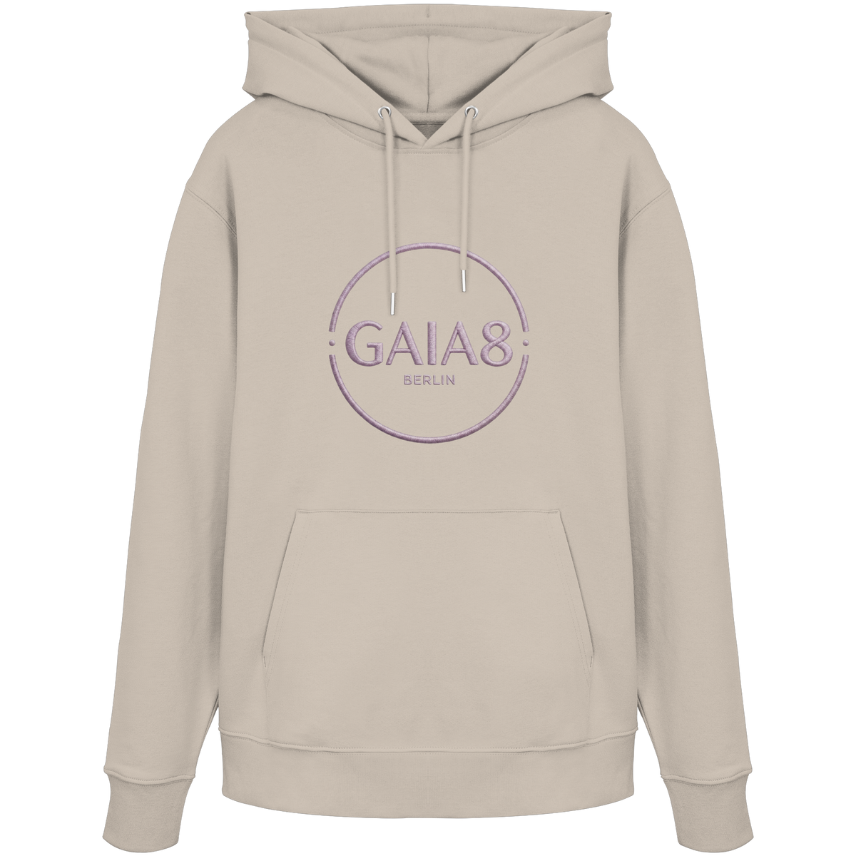 Lila Motiv Luxus & Minimalistisch - Organic Hoodie Herren