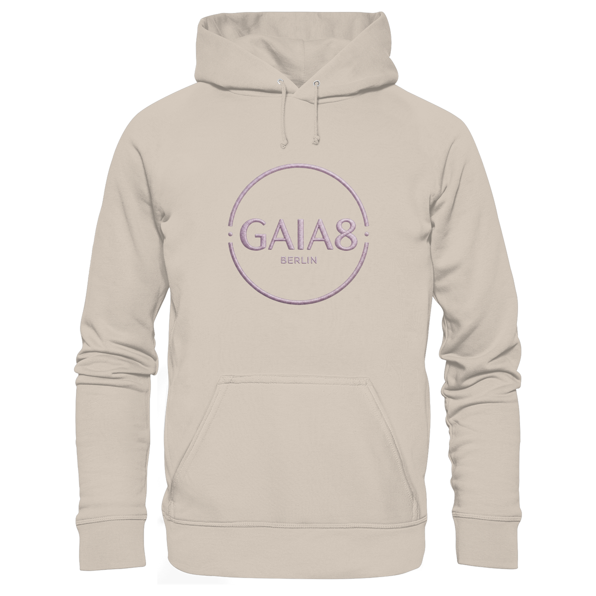 Lila Motiv Luxus & Minimalistisch - Organic Hoodie Herren