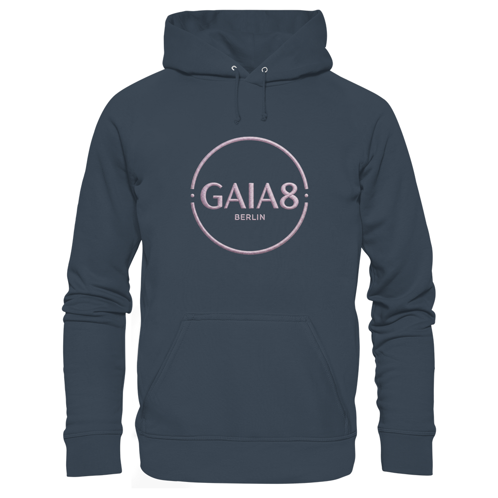Lila Motiv Luxus & Minimalistisch - Organic Hoodie Herren