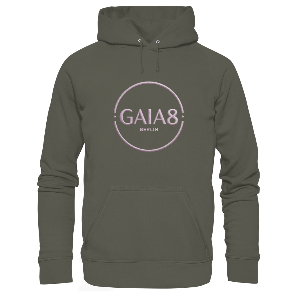 Lila Motiv Luxus & Minimalistisch - Organic Hoodie Herren