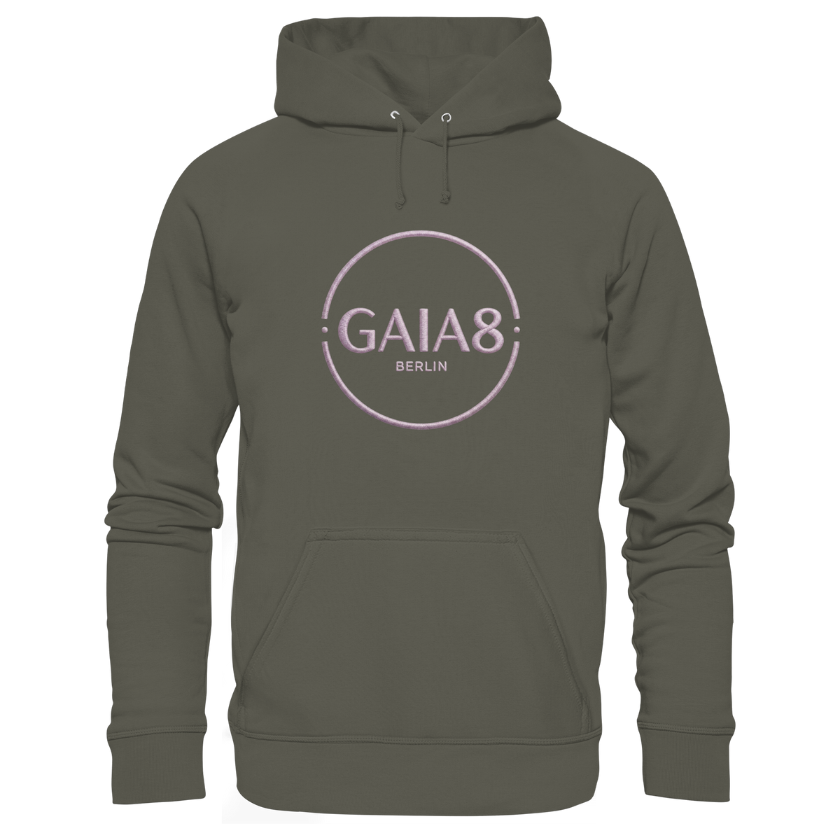 Lila Motiv Luxus & Minimalistisch - Organic Hoodie Herren