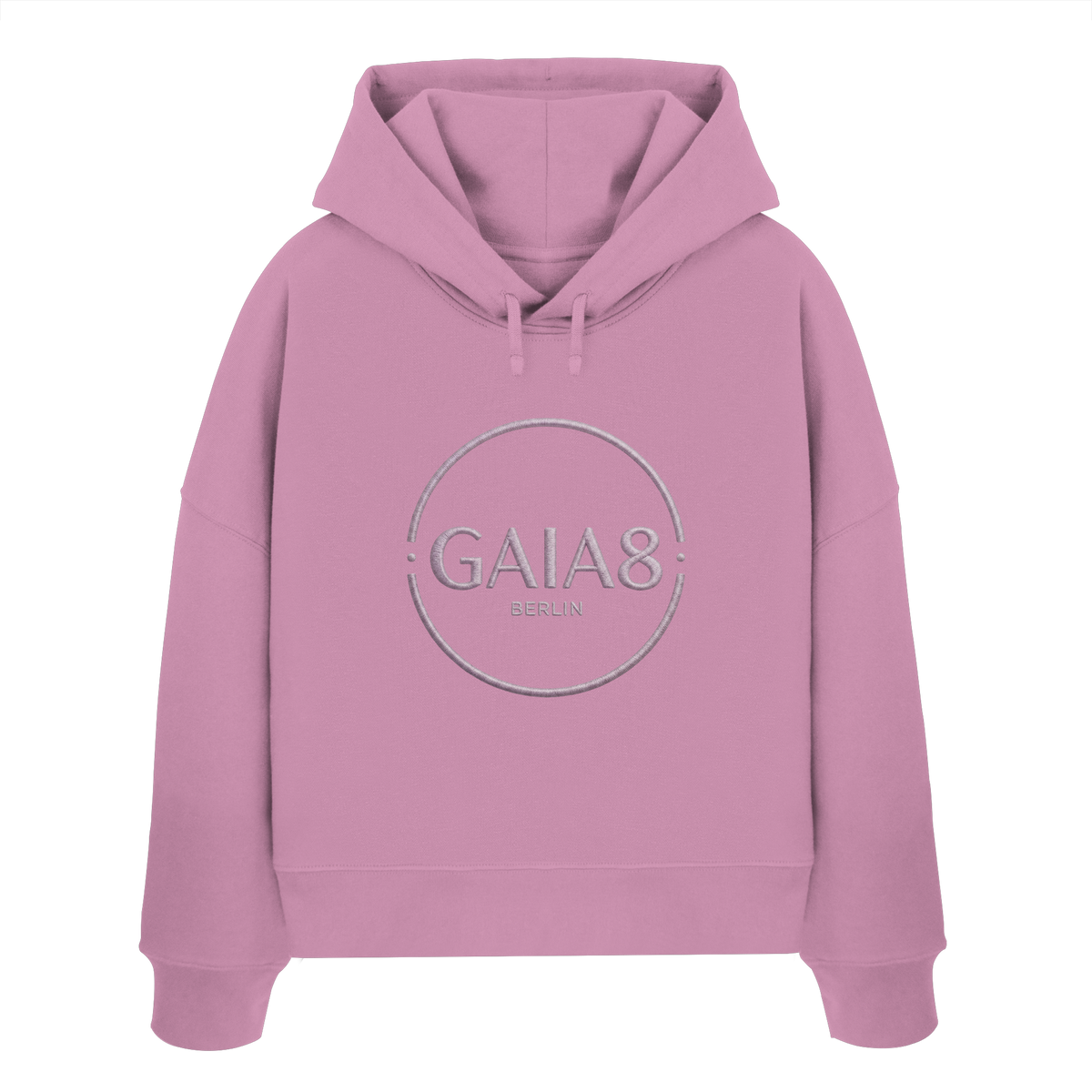 Lila Motiv Luxus & Minimalistisch - Womens Organic Boxcut Hoodie
