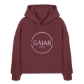 Lila Motiv Luxus & Minimalistisch - Womens Organic Boxcut Hoodie