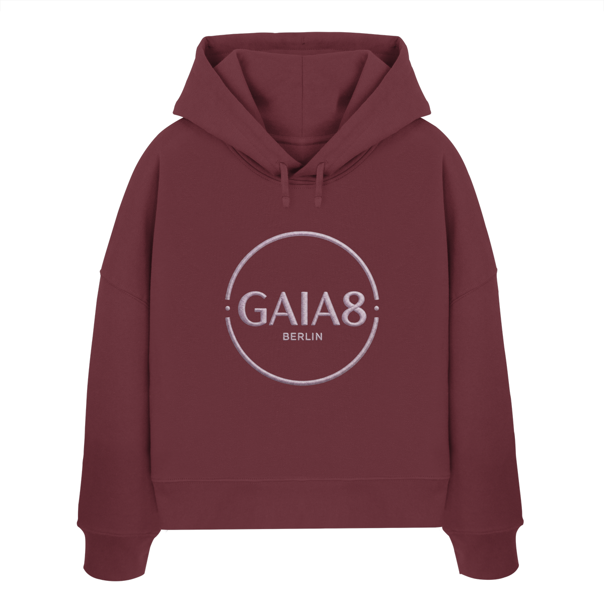 Lila Motiv Luxus & Minimalistisch - Womens Organic Boxcut Hoodie
