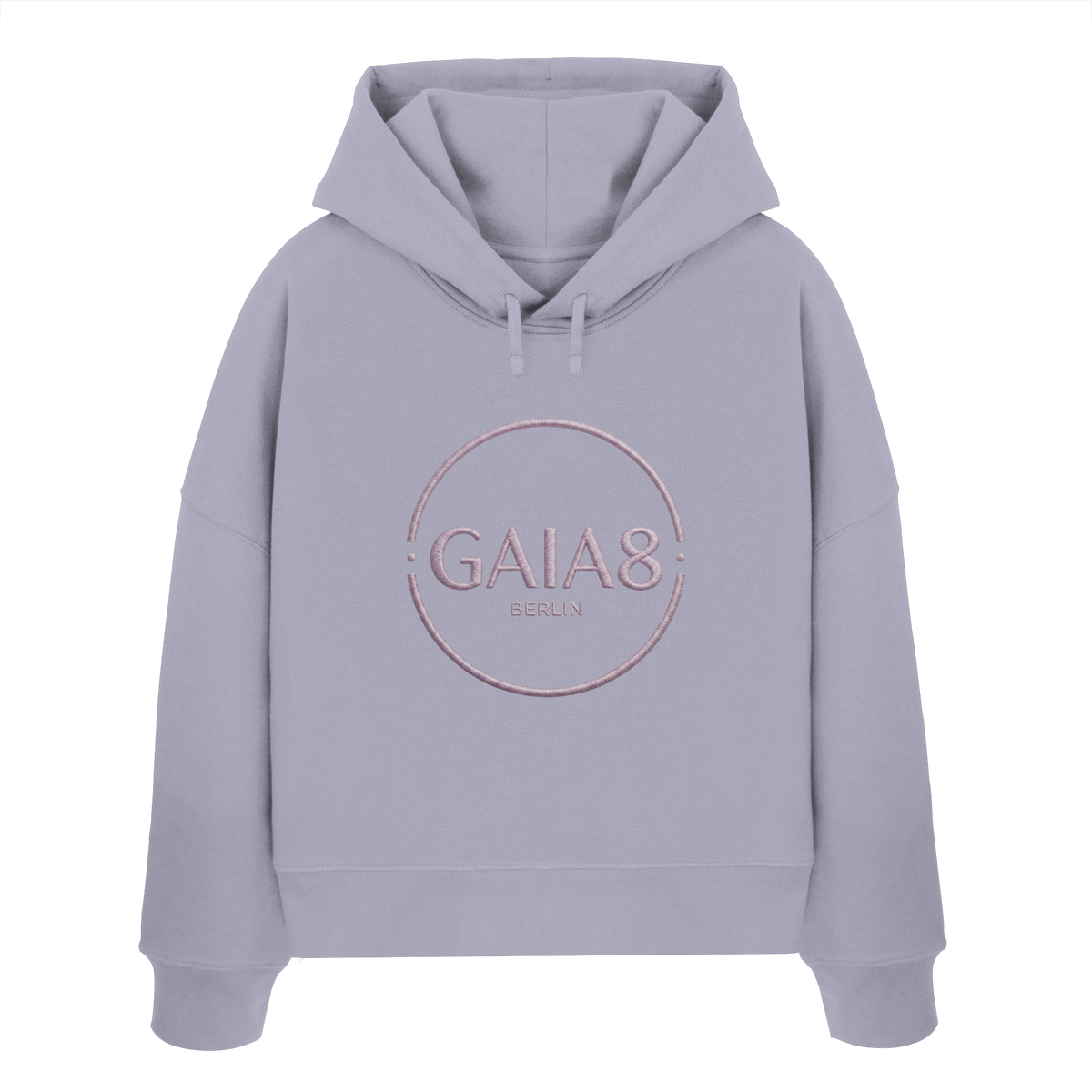 Lila Motiv Luxus & Minimalistisch - Womens Organic Boxcut Hoodie