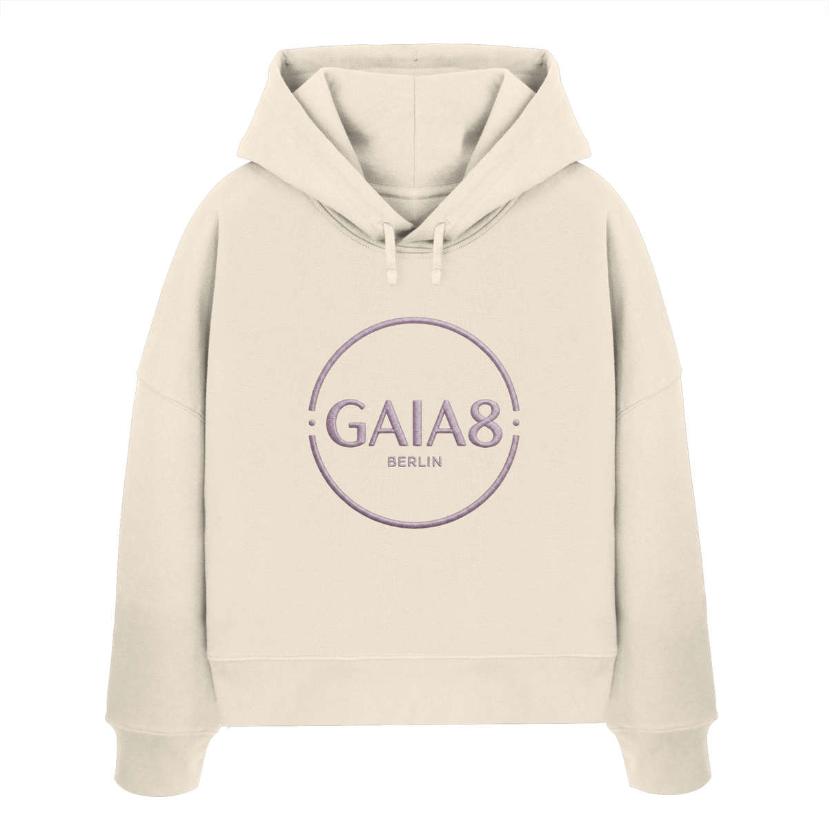 Lila Motiv Luxus & Minimalistisch - Womens Organic Boxcut Hoodie