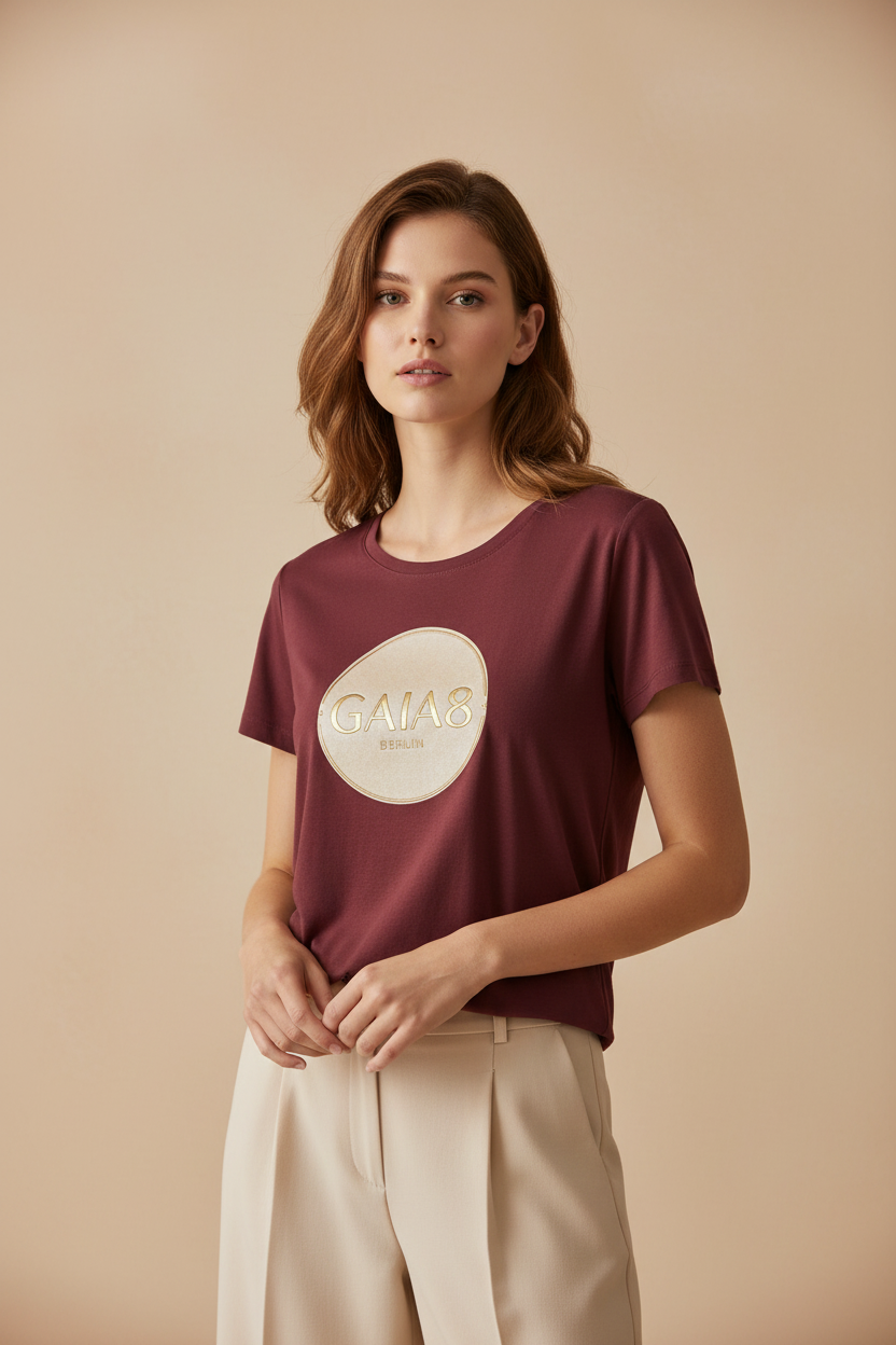 Gaia8 Womens Organic Lightweight T-Shirt
