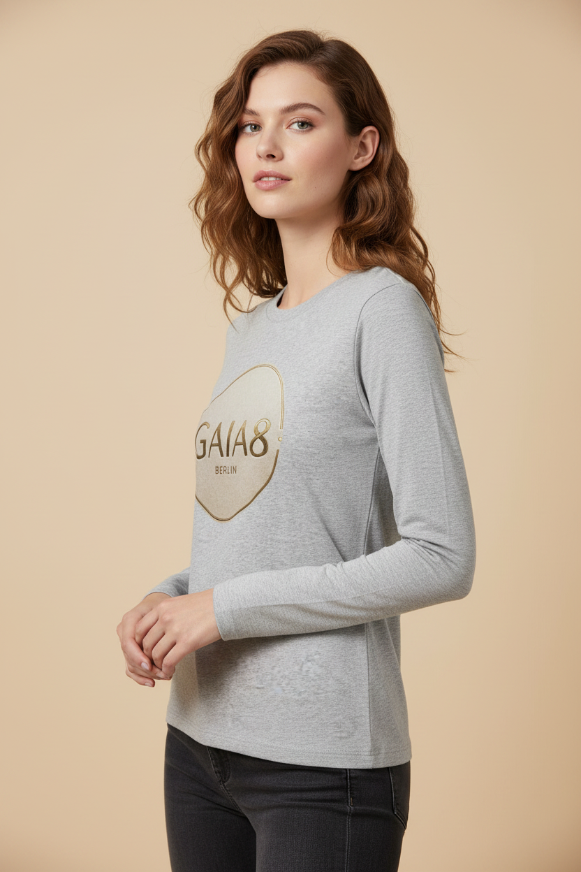 Gaia8 Womens Organic Longsleeve T-Shirt