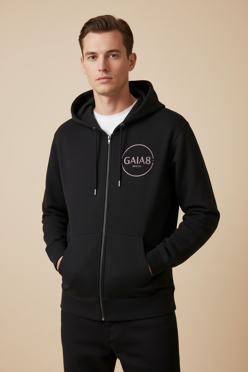 Organic Relaxed Zipper Herren